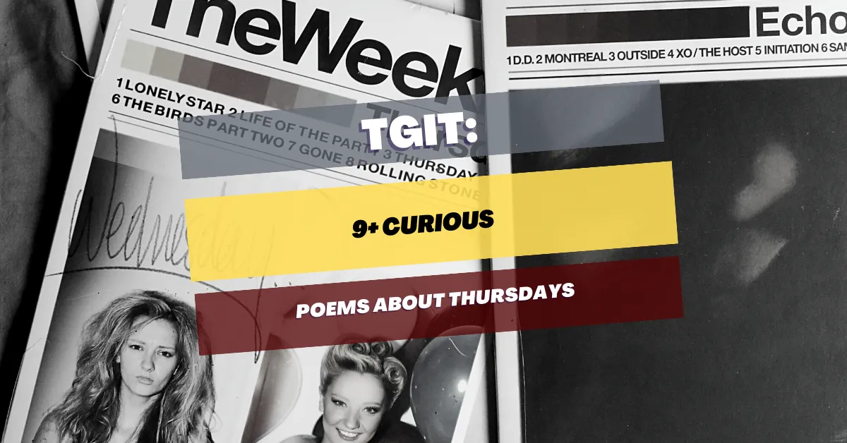 poems-about-Thursdays