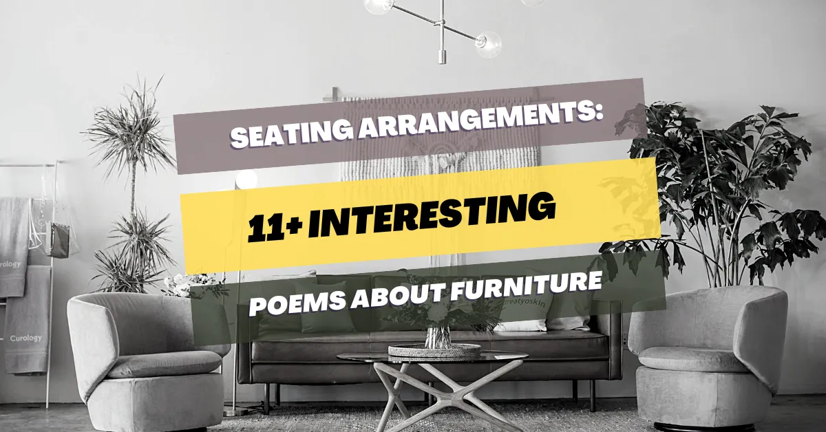 poems about furniture