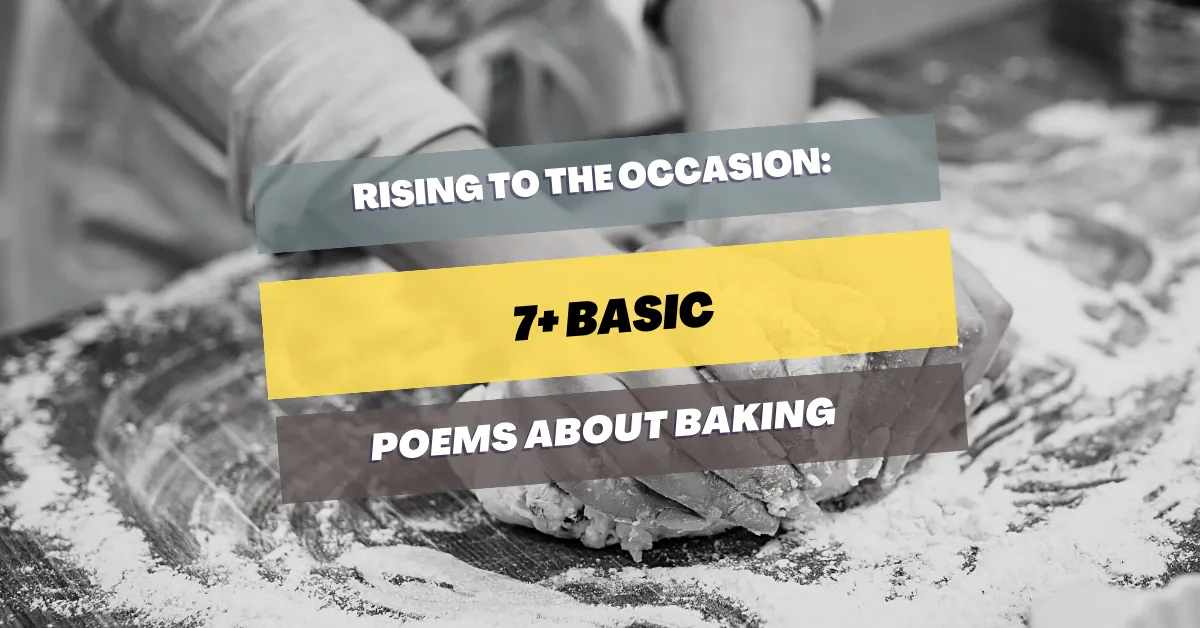 poems about baking
