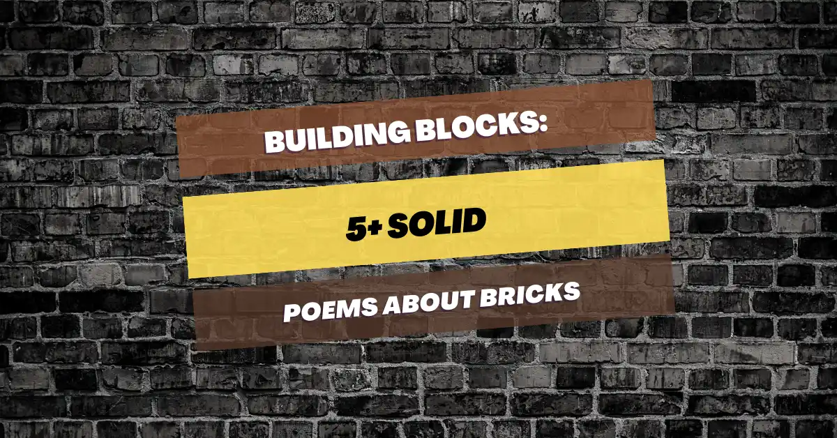 poems about bricks