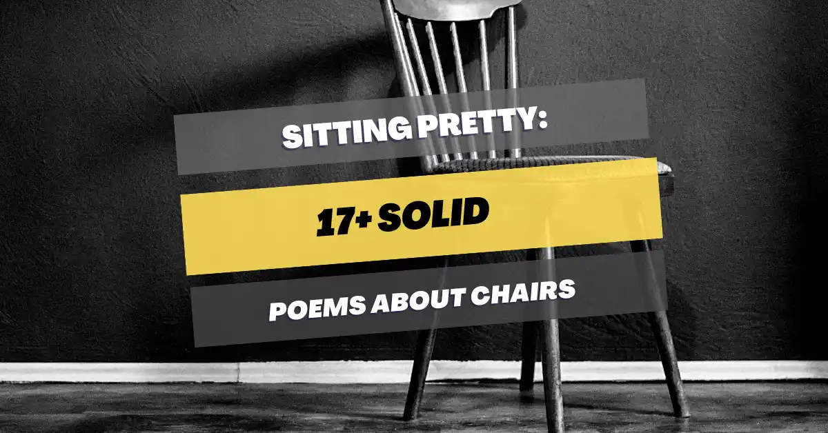poems about chairs