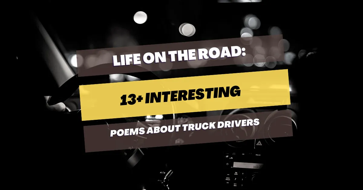 poems-about-truck-drivers